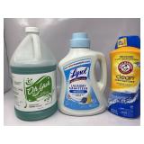 Cleaning lot of assorted items that include in