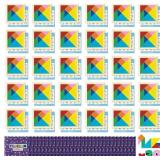 New Tangram Puzzle Wooden Pack 30 Kids Party