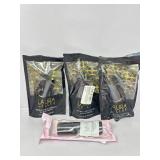 New (4) LAURA GELLER NEW YORK Retractable Black