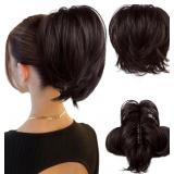 New HOOJIH Ponytail Extension, Claw Clip in