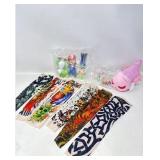 New Temporary Tattoo Sleeves Set, Plush and Mario