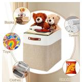 Uiifan 5 Pcs Collapsible Storage Bins Fabric