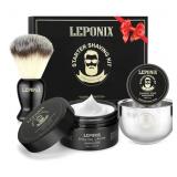 Shaving Kit for Men, Include Shaving Soap, Brush,