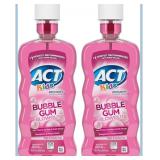 New ACT Kids Anticavity Fluoride Mouthwash, Sugar