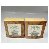 2pc Laura Geller powder foundation, Light and