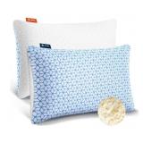 New Shredded Memory Foam Pillows Queen Size Set