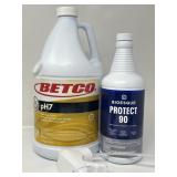 Betco 1380400 pH7 Floor Cleaner, Lemon Scent, 1