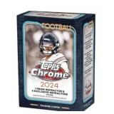 2024 Topps Chrome Football Blaster Box - 28 Cards