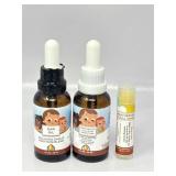 New Punkin Butt Teething Oil 1 Oz Glass Bottle,