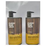 New Lot Of 2 Every Man Jack Body Wasg 33.8oz