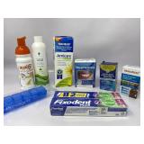 New health lot of assorted items that include