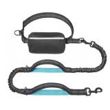 Hands Free Dog Leash with Zipper Pouch, Dual