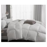 Size 90 x 90 Inches Feather Bedding Comforter,