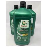 New lot of 3 Castrol Gtx High Mileage 5W-30