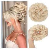 New CJL HAIR Large Messy Bun Hair Piece Wavy