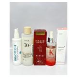 Health and beauty products for hair, face and