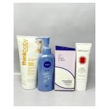 New Sunscreens Think baby, Nivea, Isntree, and