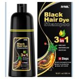 New Ivnil Black Hair Dye Shampoo 3 in 1 Color