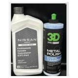 Lot of 2 Car Products, Includes 3D Metal Polish