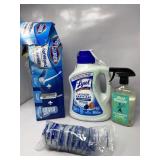 New cleaning lot that includes laundry sanitizer,
