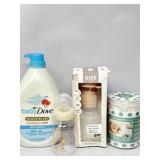 New Baby Care Items, baby Dove Bibs Bottle, and