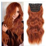 NAYOO Clip in Curly Hair Extensions 4PCS Long