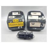 *Read* two Zebra label printers with one charger