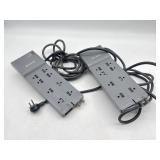Lot of two Belkin surge protectors both are