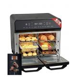 New 24Qt Dual Zone Air Fryer Oven with