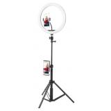 LED Circle Light with Adjustable Stand & Multi -