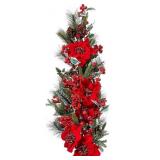 New Nearly Natural 4656 Poinsettia Teardrop