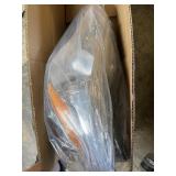 Head light for a vehicle it is rapped and in