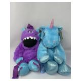 New 2pc Critter Collection Stuffed Animal