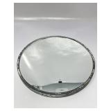 JJUUYOU Rustic Round Mirror, Hanging Wall