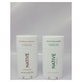 New Lot Of 2 Native Deodorant