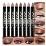 New 8Pcs Cream Eye Shadow Brightener Stick Makeup