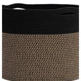 Woven Rope Storage Basket, Blanket Basket for