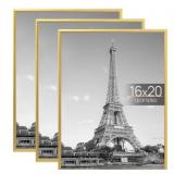 New upsimples 16x20 Picture Frame Gold 3 Pack,