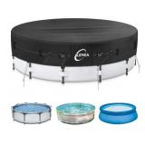 Kipiea Heavy Duty 500D 8ft Round Pool Cover for