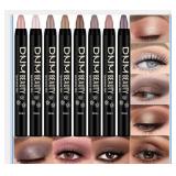 New 8Pcs Cream Eye Shadow Brightener Stick Makeup