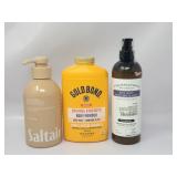 Saltair Body Wash, Gold Bond Body Powder &