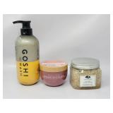 Goshi Wash, Hydrating Argan Oil Mask, Ginger body