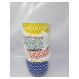 Set Of 4 colorful planter pots new Out Of