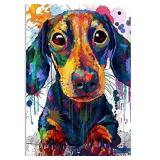 New Puzzles Props Dachshund Dog Watercolor