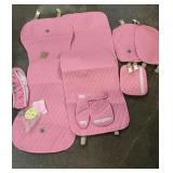 Large Lot of Car Seat Covers for Vehicle, Pink,