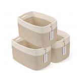 Cotton Rope storage Basket Bins Woven Basket for