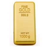 Gold Bar Paper Weight for Office and Home Use-