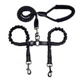 Dual Dog Leash - 360ï¿½ Swivel, No Tangle Walking
