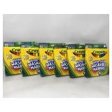 New lot of 6 Crayola Broad Line Markers (10