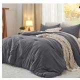 Bedsure King Size Dark Grey Soft GentleSoftï¿½ Warm